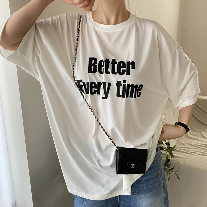 Bignarae - Korean Women Fashion - #momslook - Cool Better Round Tee