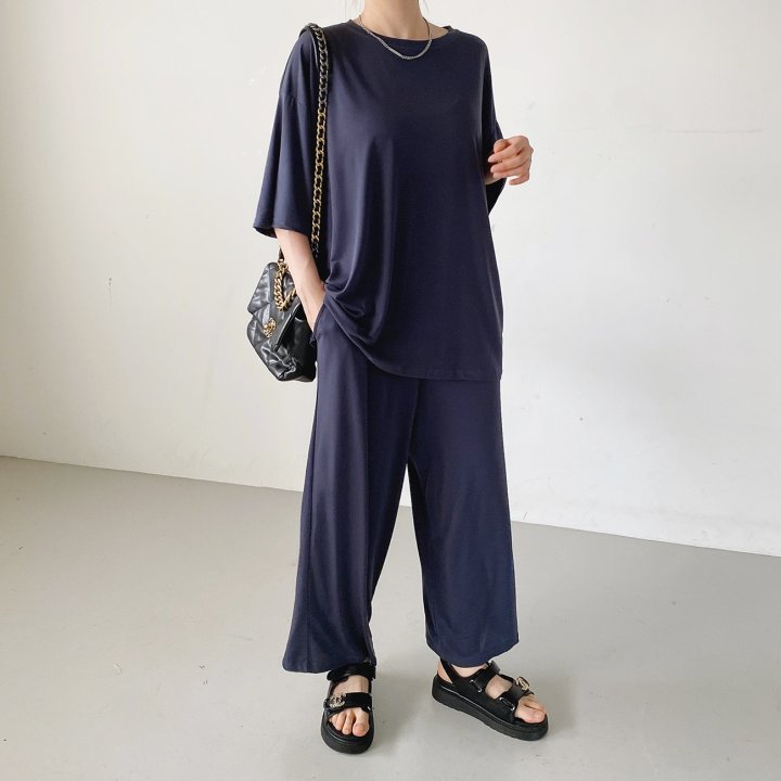 Bignarae - Korean Women Fashion - #momslook - Cool 1996 Pants Set - 10