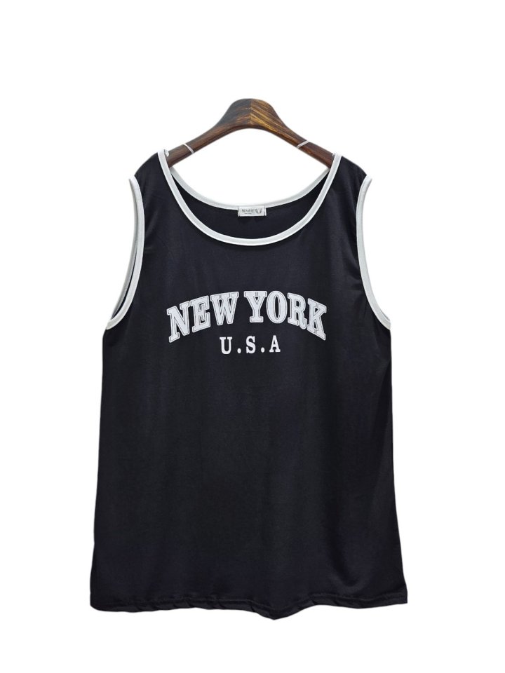 Bignarae - Korean Women Fashion - #thelittlethings - Cool USA Contrast Sleeveless - 4