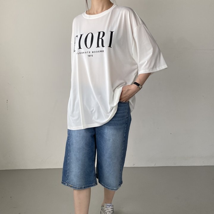 Bignarae - Korean Women Fashion - #vintagekidsstyle - Cool Fiore Tee - 4