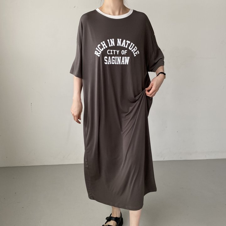 Bignarae - Korean Women Fashion - #pursuepretty - Cool Rich Round One-piece - 4
