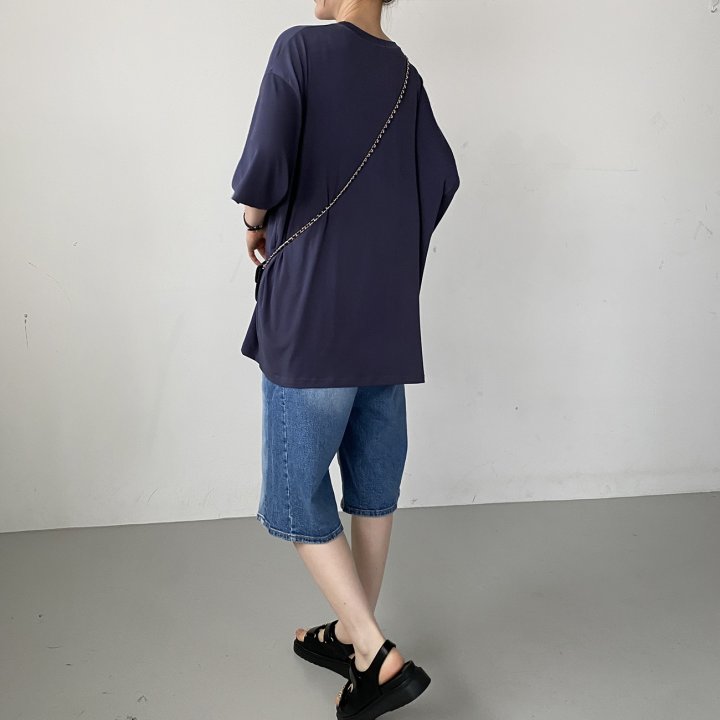Bignarae - Korean Women Fashion - #romanticstyle - Cool Better Round Tee - 9