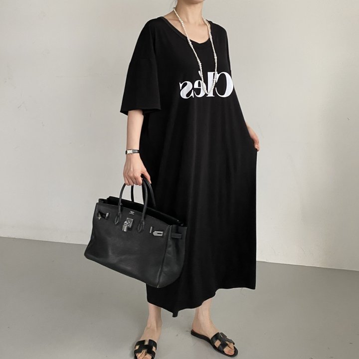 Bignarae - Korean Women Fashion - #romanticstyle - Cool CL V-neck One-piece - 8