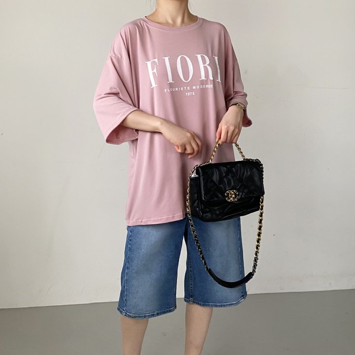Bignarae - Korean Women Fashion - #romanticstyle - Cool Fiore Tee - 6