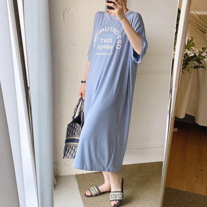 Bignarae - Korean Women Fashion - #romanticstyle - Cool Don't Round One-piece - 3