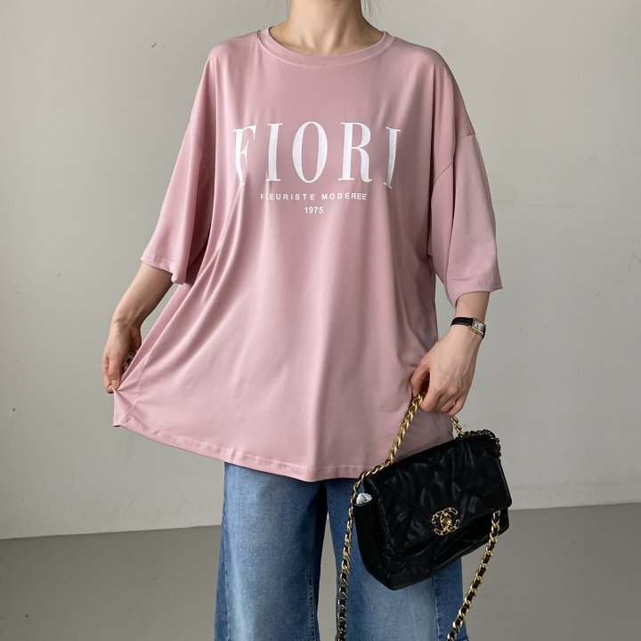 Bignarae - Korean Women Fashion - #shopsmall - Cool Fiore Tee - 7