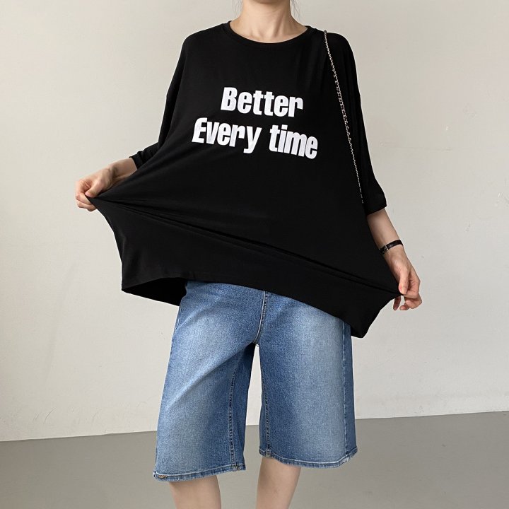 Bignarae - Korean Women Fashion - #thatsdarling - Cool Better Round Tee - 11