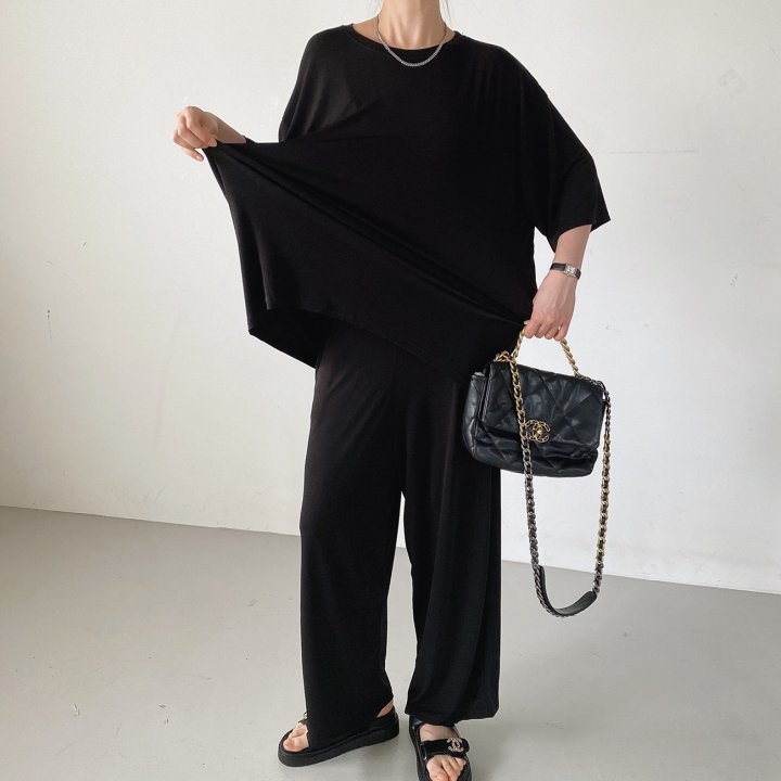 Bignarae - Korean Women Fashion - #shopsmall - Cool 1996 Pants Set - 4