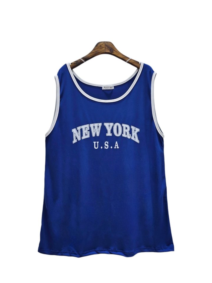 Bignarae - Korean Women Fashion - #thelittlethings - Cool USA Contrast Sleeveless - 3