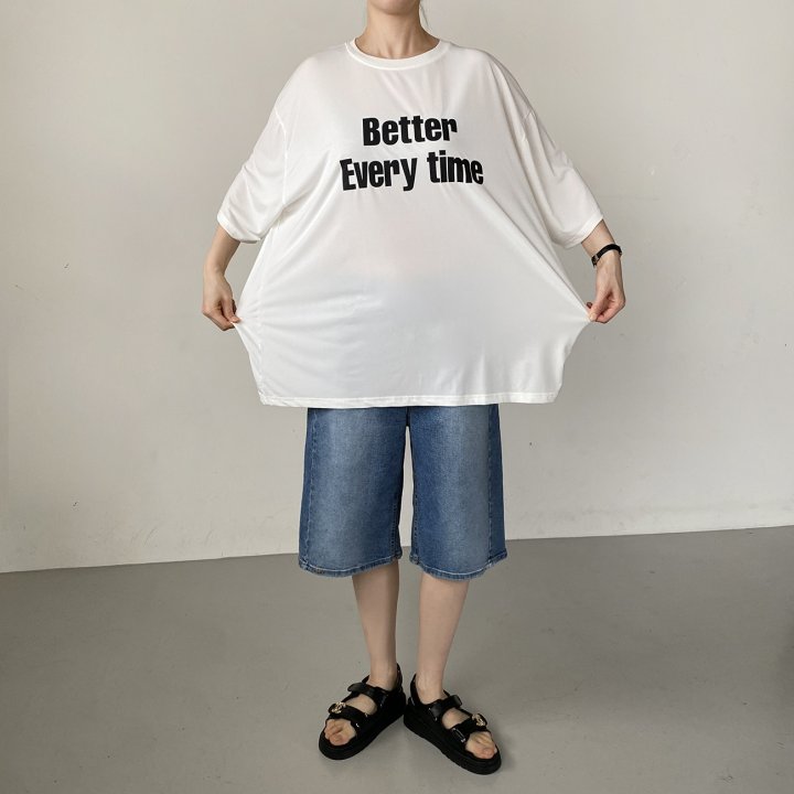 Bignarae - Korean Women Fashion - #vintageinspired - Cool Better Round Tee - 5