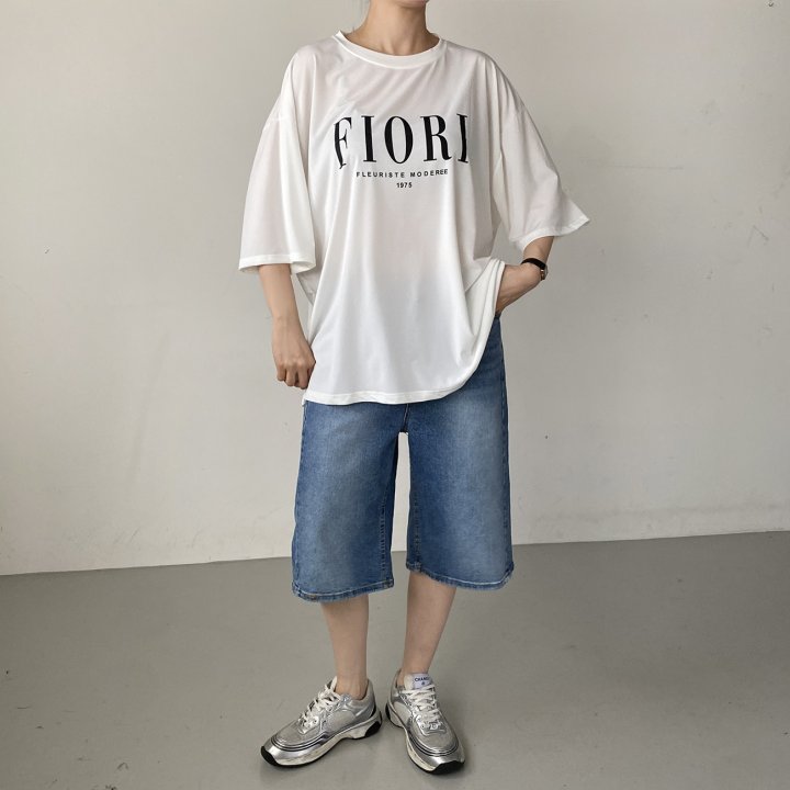 Bignarae - Korean Women Fashion - #vintageinspired - Cool Fiore Tee - 2