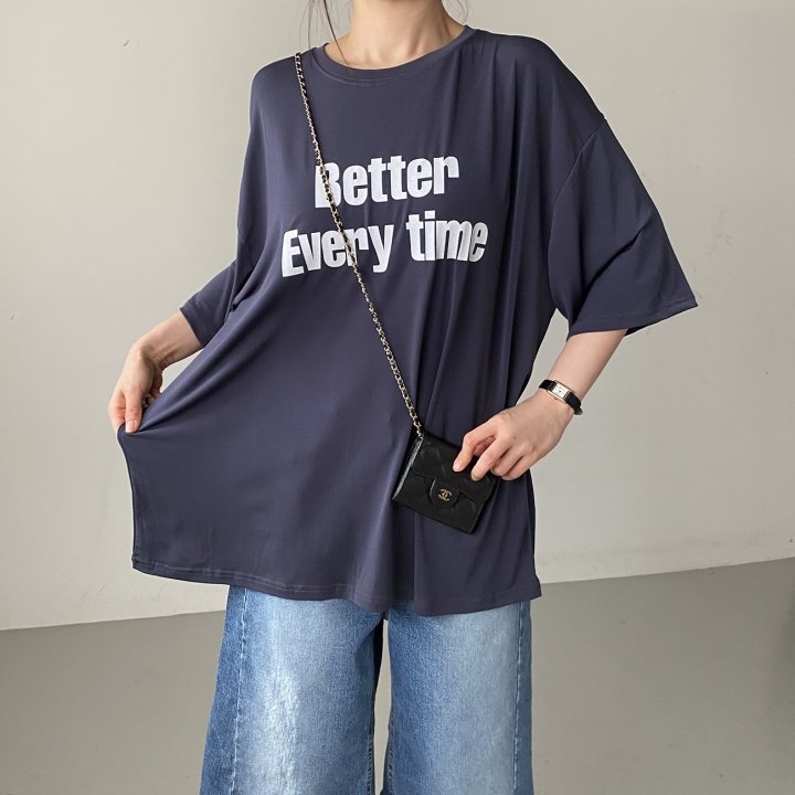 Bignarae - Korean Women Fashion - #vintagekidsstyle - Cool Better Round Tee - 6