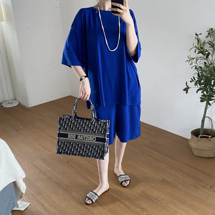 Bignarae - Korean Women Fashion - #momslook - Cool Pocket Shorts Set - 4