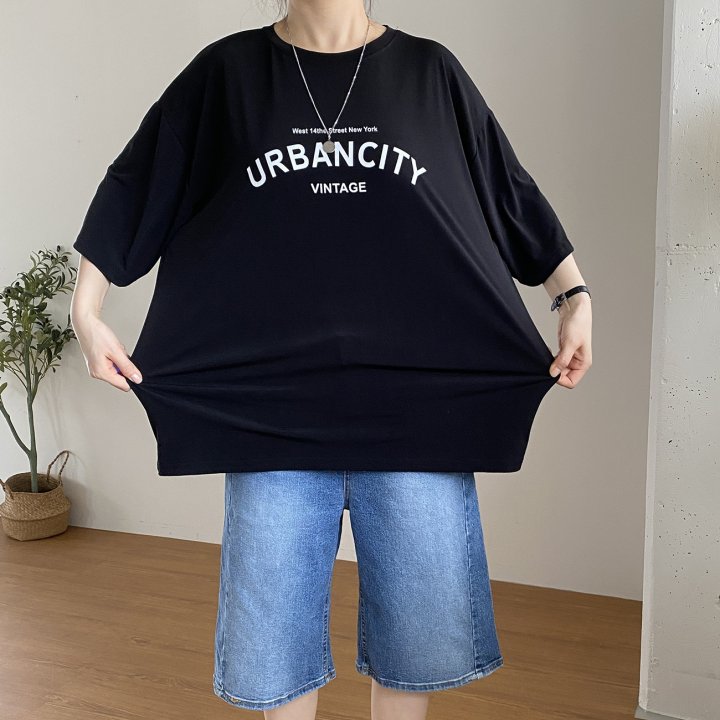 Bignarae - Korean Women Fashion - #womensfashion - Cool Urban City Tee - 11