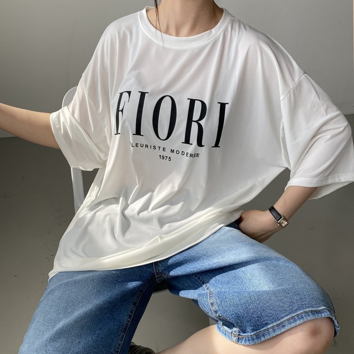Bignarae - Korean Women Fashion - #womensfashion - Cool Fiore Tee