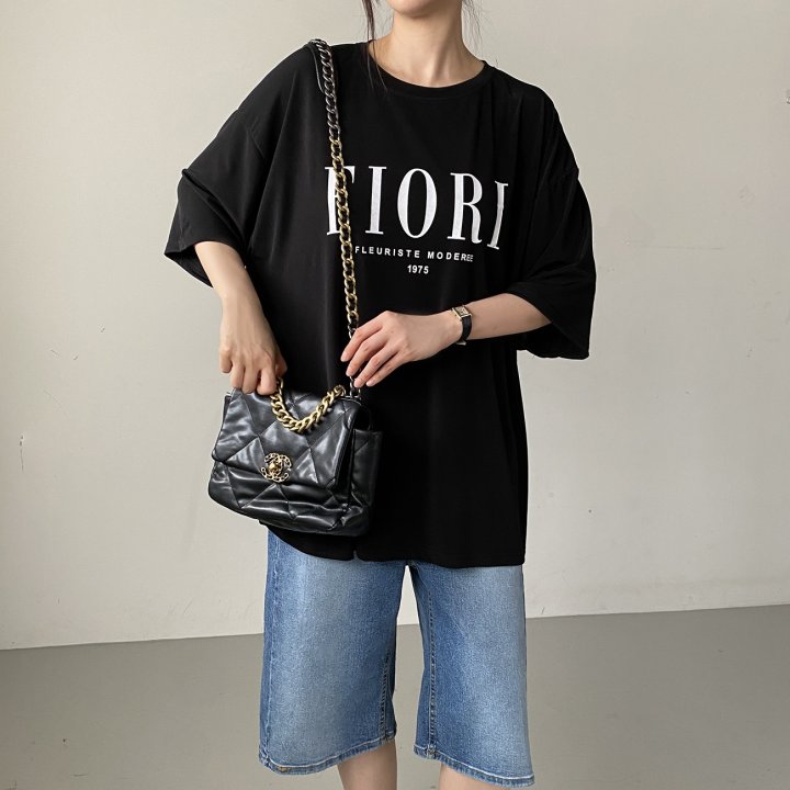 Bignarae - Korean Women Fashion - #womensfashion - Cool Fiore Tee - 11