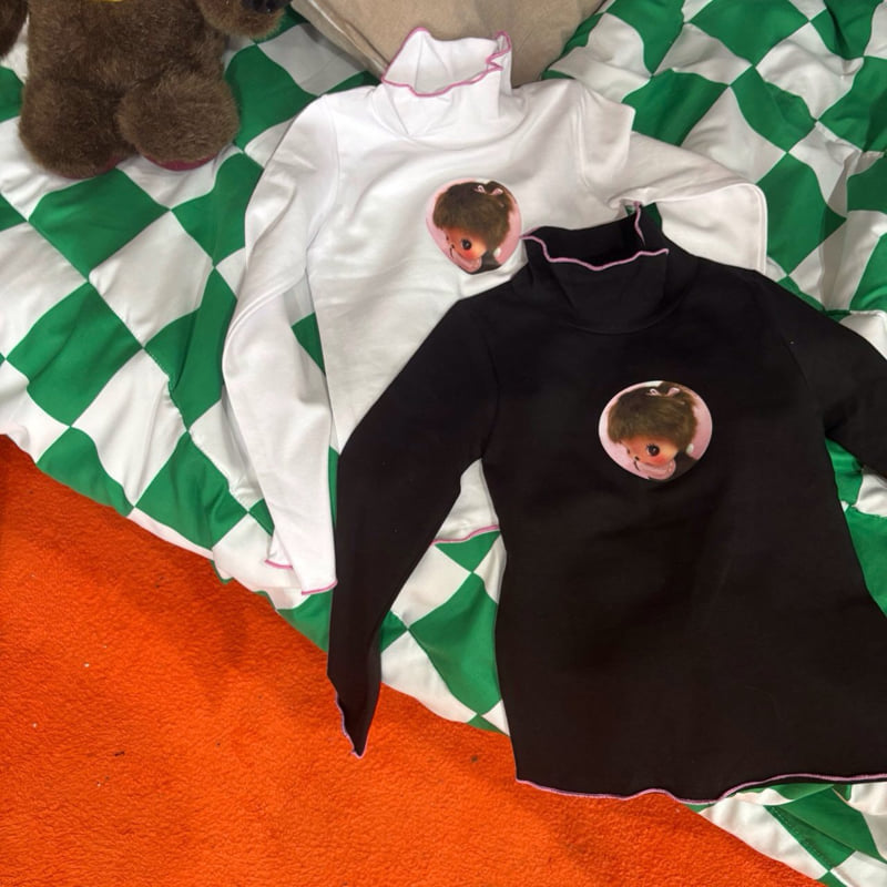 Bobo j - Korean Children Fashion - #childofig - Chichi Turtleneck Tee - 2