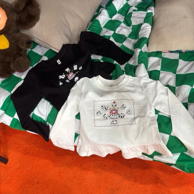 Bobo j - Korean Children Fashion - #childofig - Meow Frill Tee