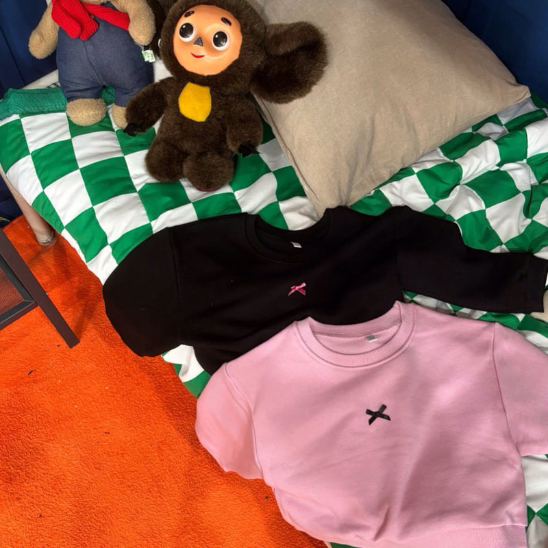 Bobo j - Korean Children Fashion - #stylishchildhood - Little Ribbon Sweatshirt - 4