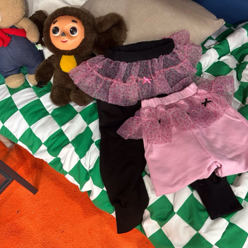 Bobo j - Korean Children Fashion - #childofig - Flower Jenny Joggers - 3