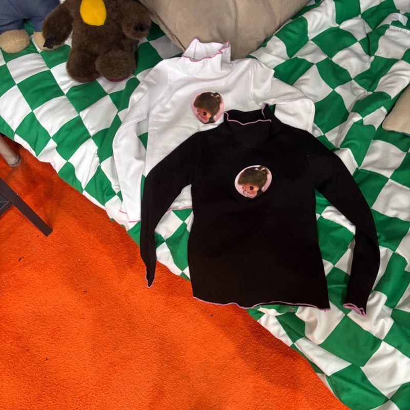 Bobo j - Korean Children Fashion - #childofig - Chichi Turtleneck Tee - 4