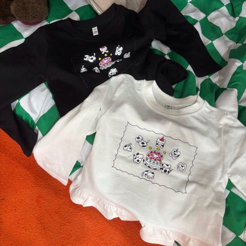 Bobo j - Korean Children Fashion - #designkidswear - Meow Frill Tee - 3