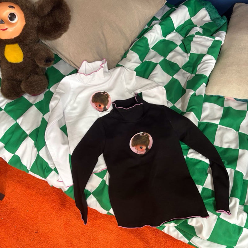 Bobo j - Korean Children Fashion - #discoveringself - Chichi Turtleneck Tee - 6
