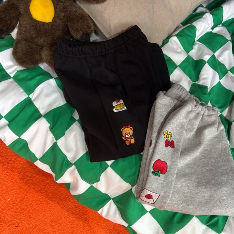 Bobo j - Korean Children Fashion - #discoveringself - Embroidered Pants - 12