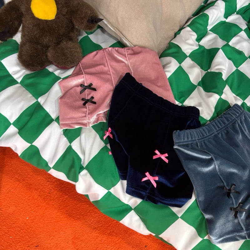 Bobo j - Korean Children Fashion - #fashionkids - Velour Shorts - 3