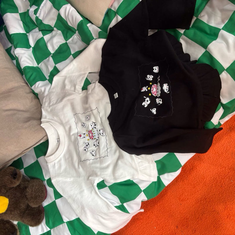 Bobo j - Korean Children Fashion - #kidzfashiontrend - Meow Frill Tee - 8