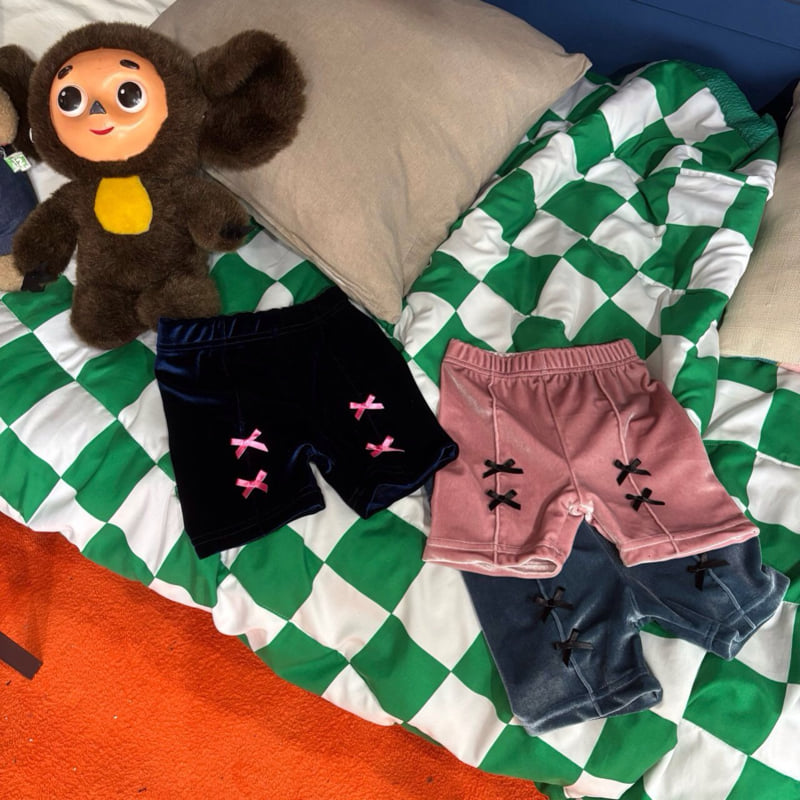 Bobo j - Korean Children Fashion - #kidzfashiontrend - Velour Shorts - 6