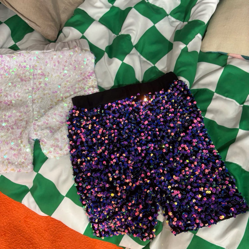 Bobo j - Korean Children Fashion - #kidzfashiontrend - Sequin Shorts - 5