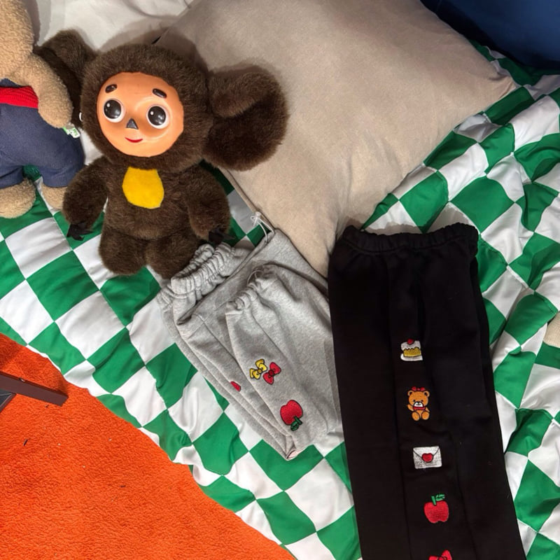 Bobo j - Korean Children Fashion - #magicofchildhood - Embroidered Pants - 3