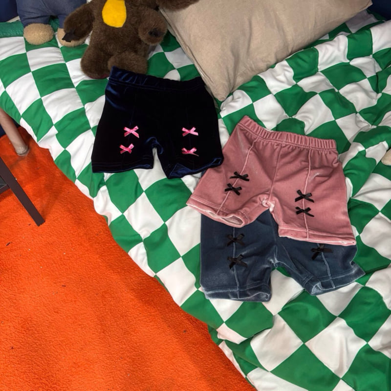 Bobo j - Korean Children Fashion - #minifashionista - Velour Shorts - 10
