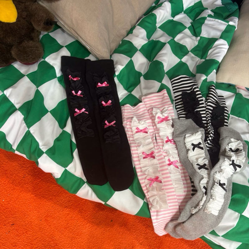 Bobo j - Korean Children Fashion - #prettylittlegirls - Point Socks - 2