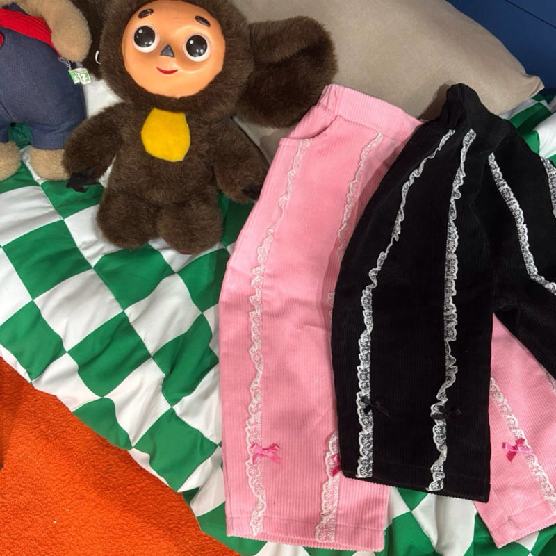 Bobo j - Korean Children Fashion - #prettylittlegirls - Pretty Corduroy Pants - 6