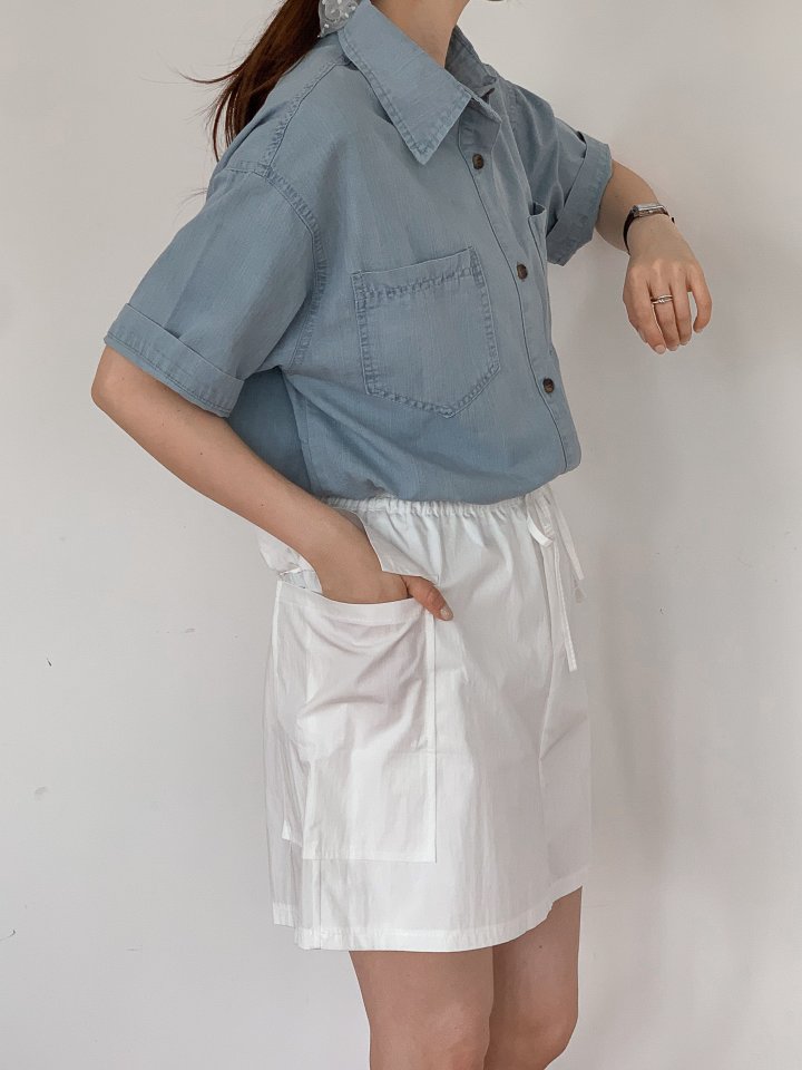 Bonanza - Korean Women Fashion - #momslook - Let Denim Shirt - 12