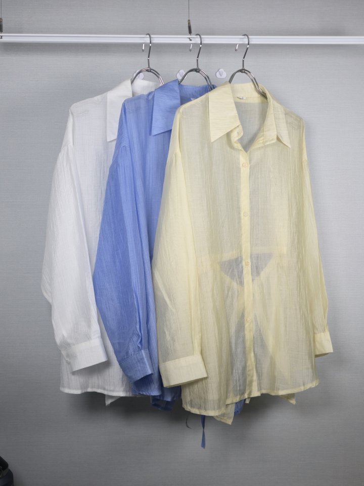 Bonanza - Korean Women Fashion - #momslook - Back-tie Cut Shirt