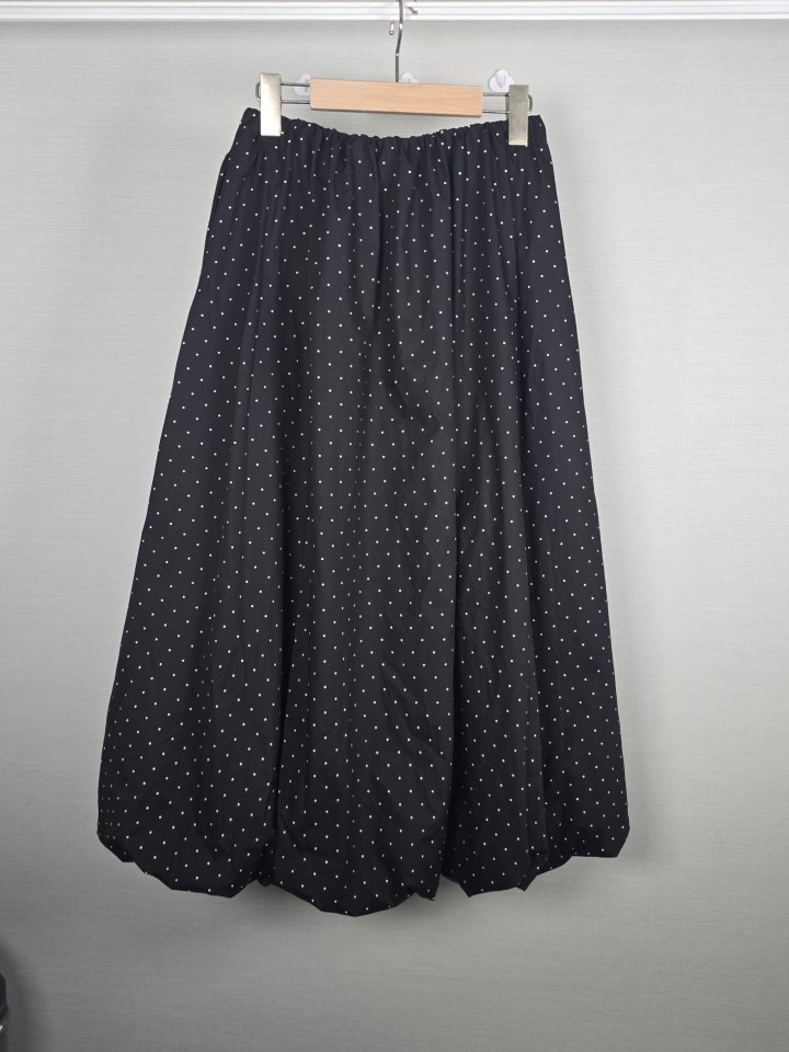 Bonanza - Korean Women Fashion - #momslook - Pumpkin Dot Skirt - 12