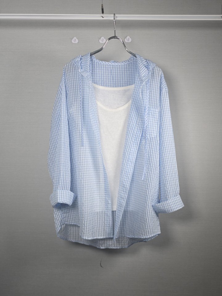 Bonanza - Korean Women Fashion - #momslook - Tiny Check Hoodie Set - 10