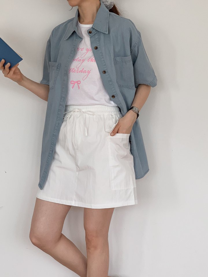 Bonanza - Korean Women Fashion - #romanticstyle - Let Denim Shirt - 2