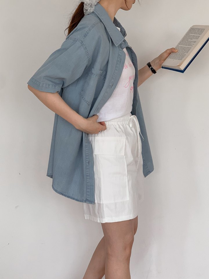 Bonanza - Korean Women Fashion - #thelittlethings - Let Denim Shirt - 5
