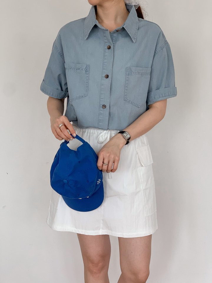 Bonanza - Korean Women Fashion - #womensfashion - Let Denim Shirt - 11