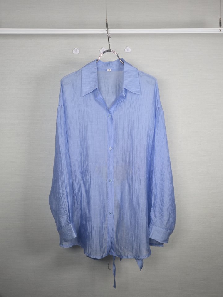 Bonanza - Korean Women Fashion - #womensfashion - Back-tie Cut Shirt - 8