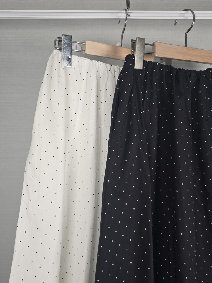 Bonanza - Korean Women Fashion - #womensfashion - Pumpkin Dot Skirt - 7