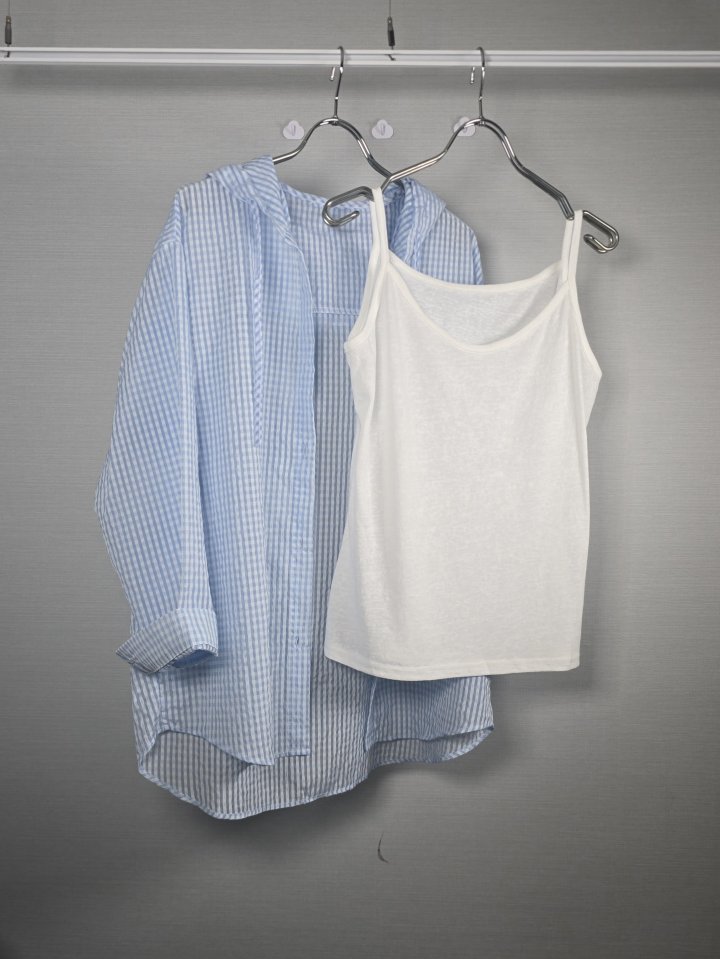 Bonanza - Korean Women Fashion - #womensfashion - Tiny Check Hoodie Set - 11