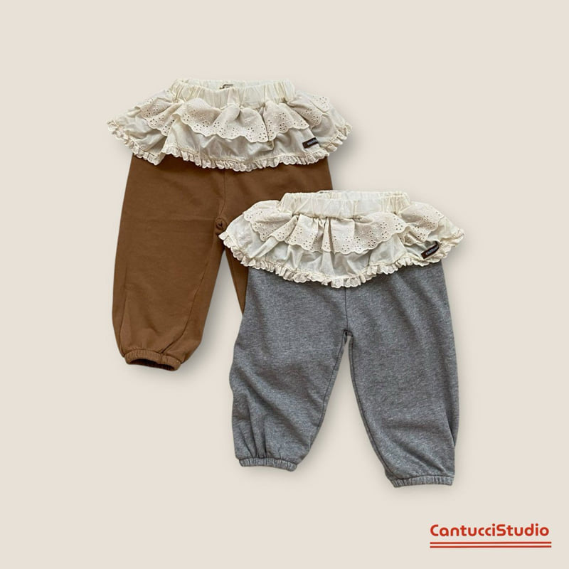 Cantucci Studio - Korean Baby Fashion - #babyboutique - Pecan Skirt Pants