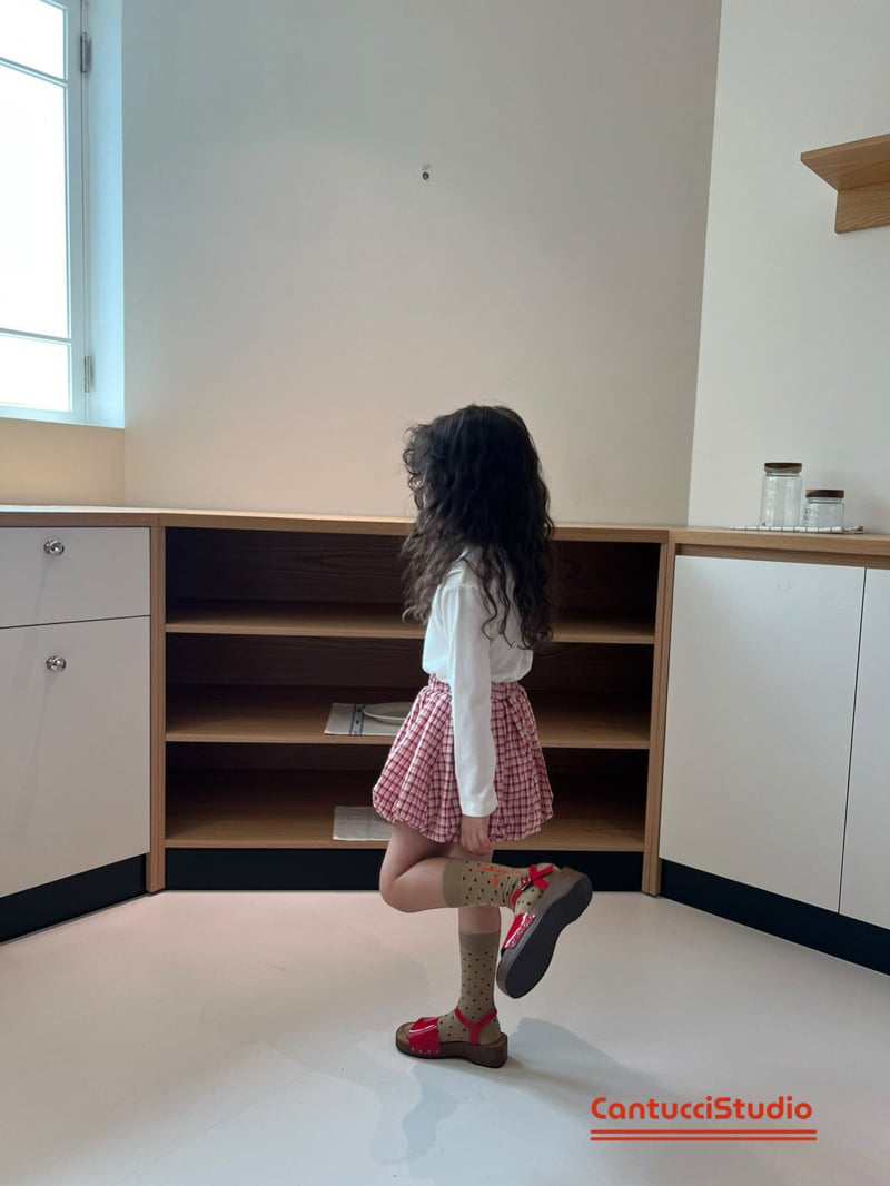 Cantucci Studio - Korean Baby Fashion - #babyboutiqueclothing - Check Balloon Skirt - 8