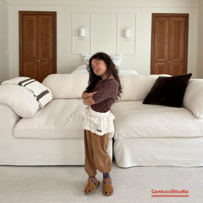 Cantucci Studio - Korean Baby Fashion - #babyfever - Pecan Skirt Pants - 5