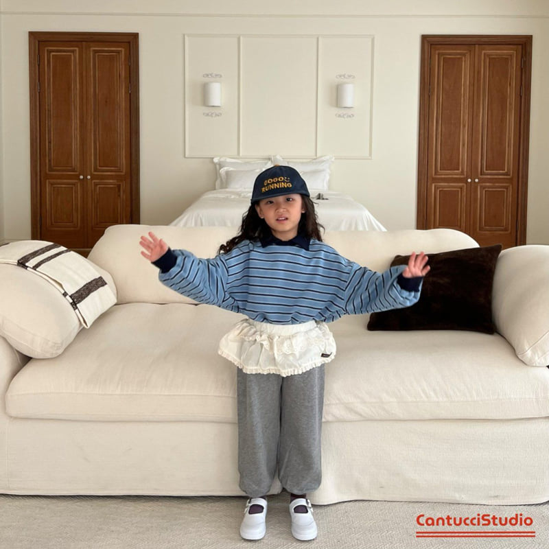 Nutella Collar Sweatshirt by Cantucci Studio for Baby - view 10